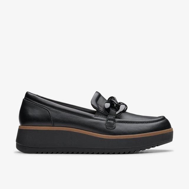 Clarks MUJERES Zylah May cuero negro Zylah May