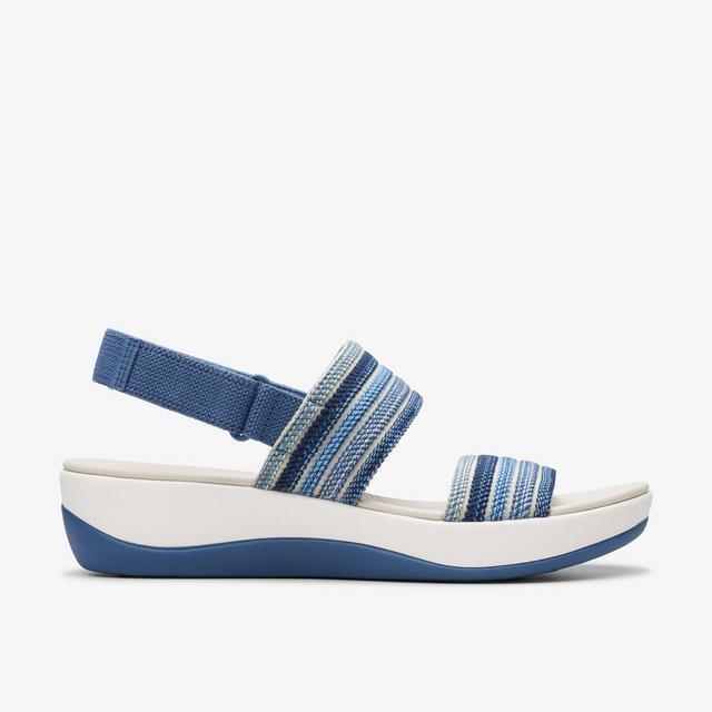 Clarks Combinación azul de paseo Arla Sandalias