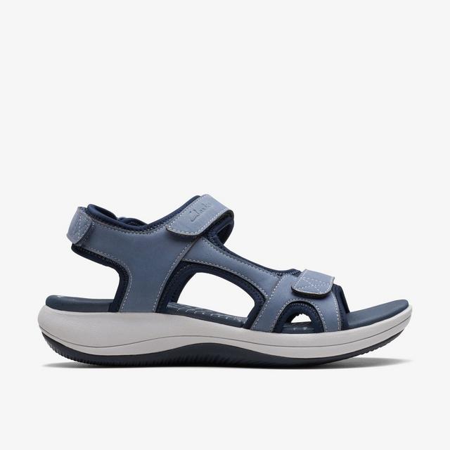 Clarks Sandalias de tiras de mujer Mira Bay de mezclilla azul