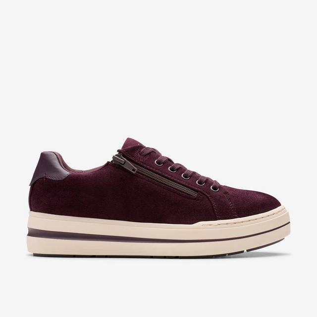 Clarks Zapatos Audreigh Sky de mujer en color ciruela