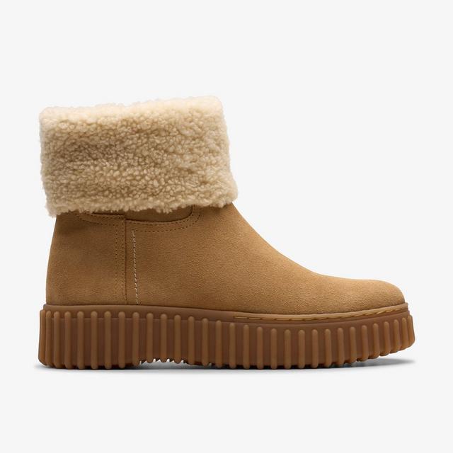 Clarks Torhill Turn de color tostado claro con forro térmico Botas
