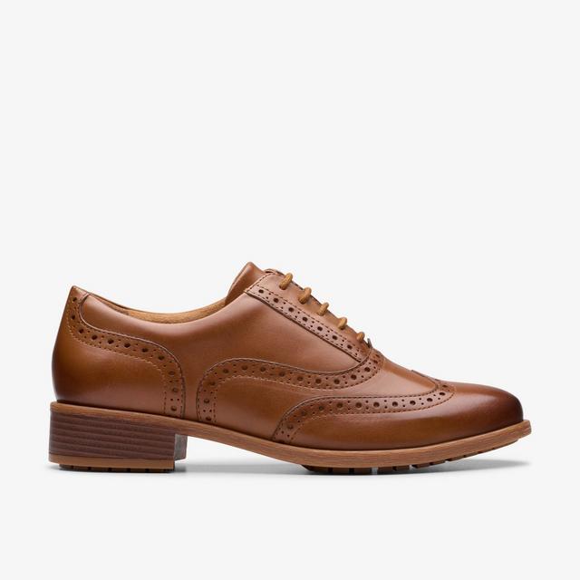 Clarks Havisham Oak en cuero color tostado Zapatos
