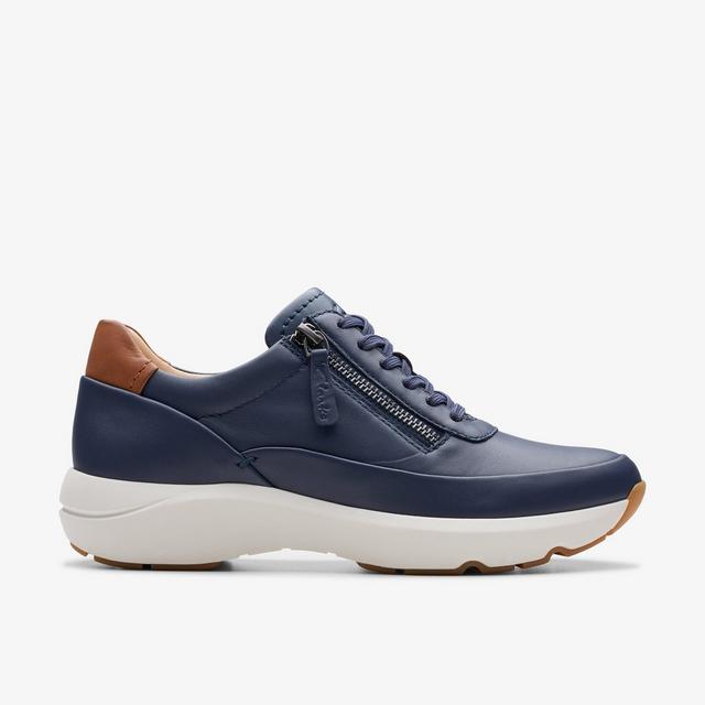 Clarks MUJERES Tivoli Zip Cuero Marino Tivoli Zip