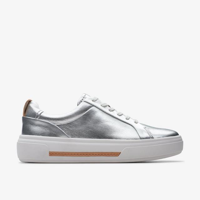 Clarks MUJERES Hollyhock Walk Cuero Plata Hollyhock Walk