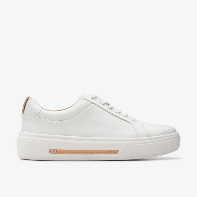 Clarks MUJERES Hollyhock Walk Cuero blanco roto Hollyhock Walk