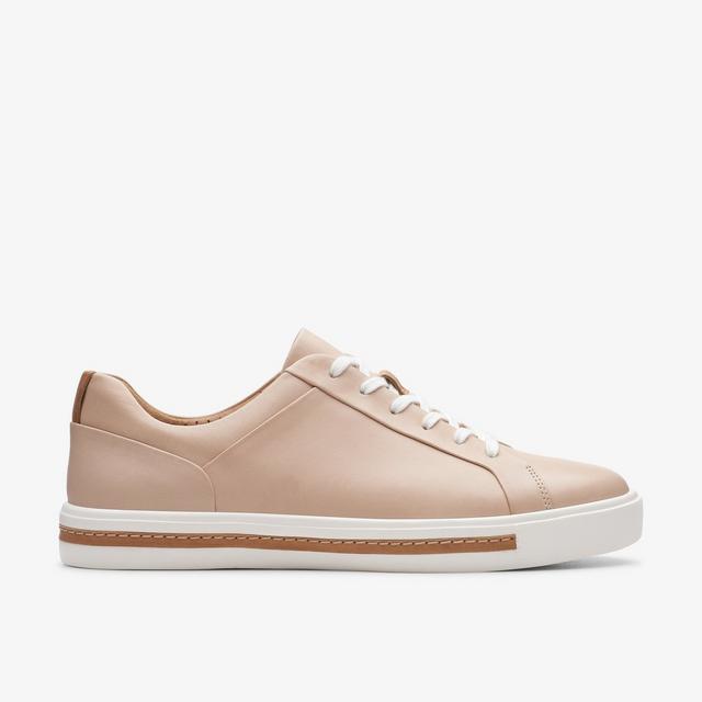 Clarks Zapatos de Cuero Rosa para Mujer Un Maui Lace