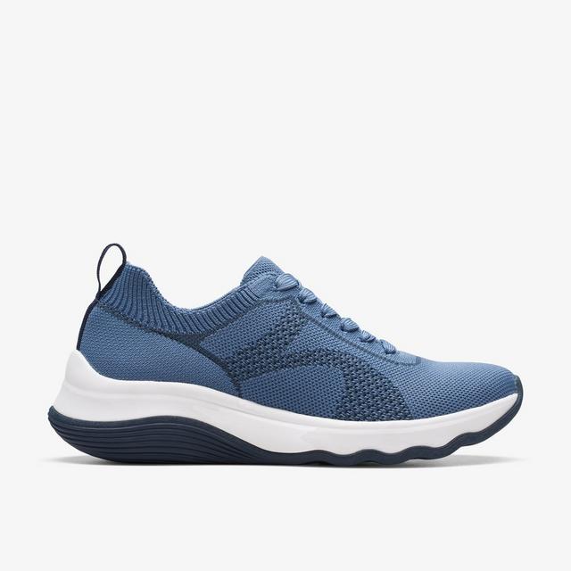Clarks Corbata Circuit Denim Blue Knit Zapatos