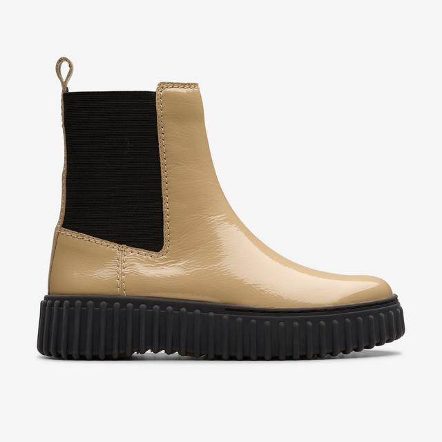 Clarks Torhill Maple de charol beis Botas Los más vendidos