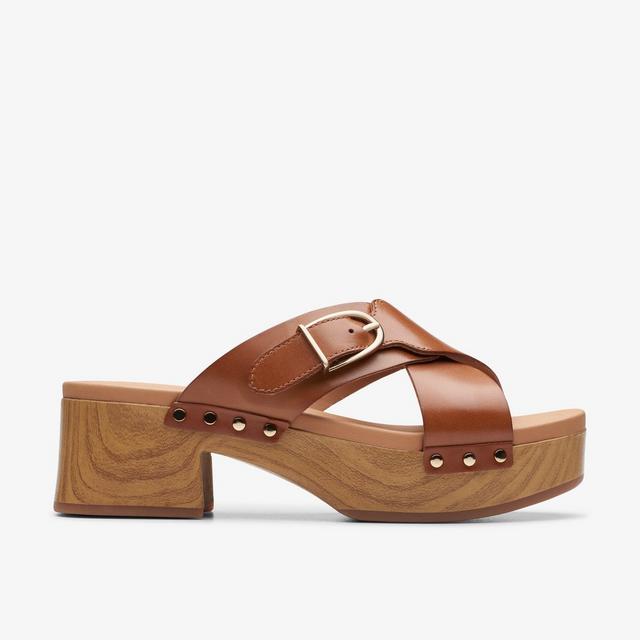 Clarks MUJERES Sivanne Walk Cuero Marrón Tostado Sivanne Walk