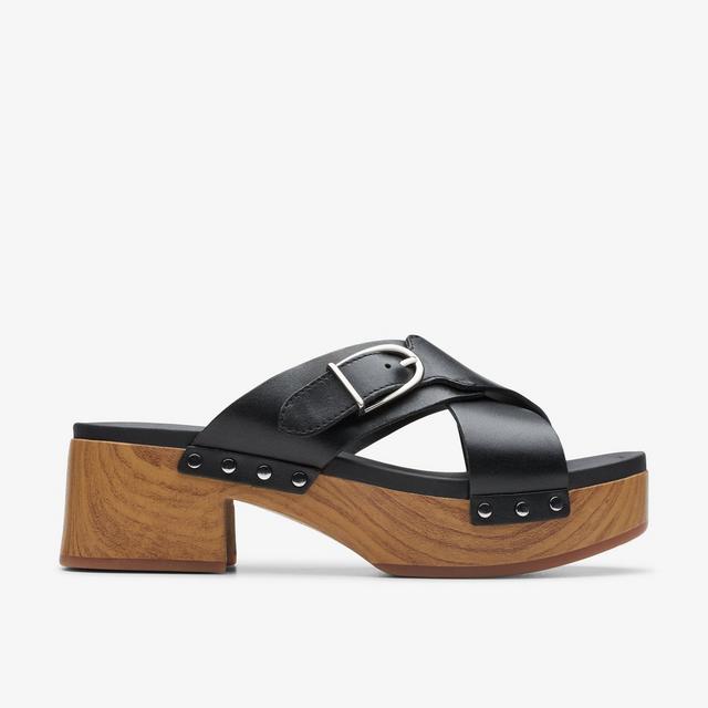 Clarks MUJERES Sivanne Walk Cuero Negro Sivanne Walk