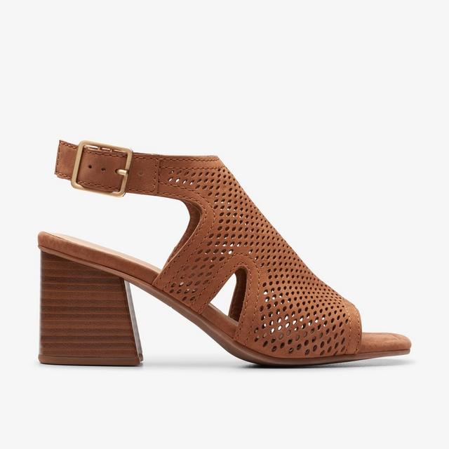 Clarks MUJERES Siara65 Flow Nobuck Marrón Tostado Siara65 Flow