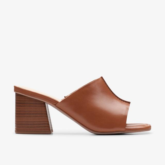 Clarks MUJERES Siara65 Band Cuero Marrón Tostado Siara65 Band