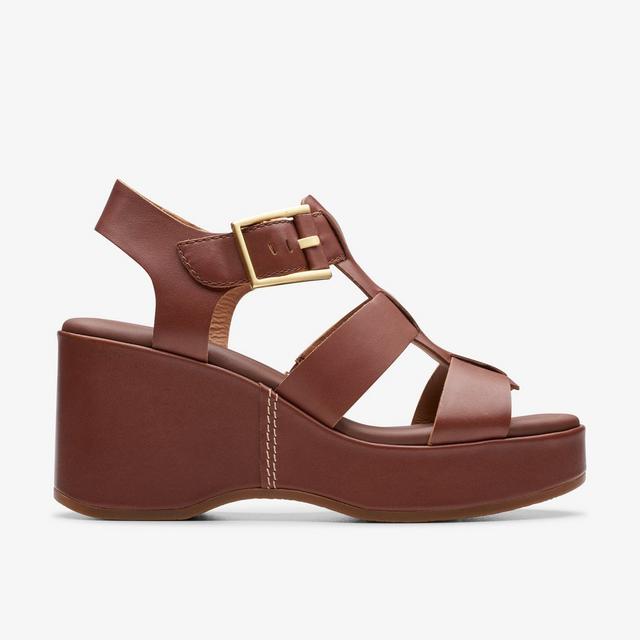 Clarks MUJERES Manon Cove Cuero Marrón Tostado Manon Cove