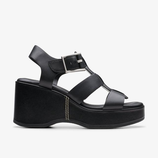 Clarks MUJERES Manon Cove Cuero Negro Manon Cove