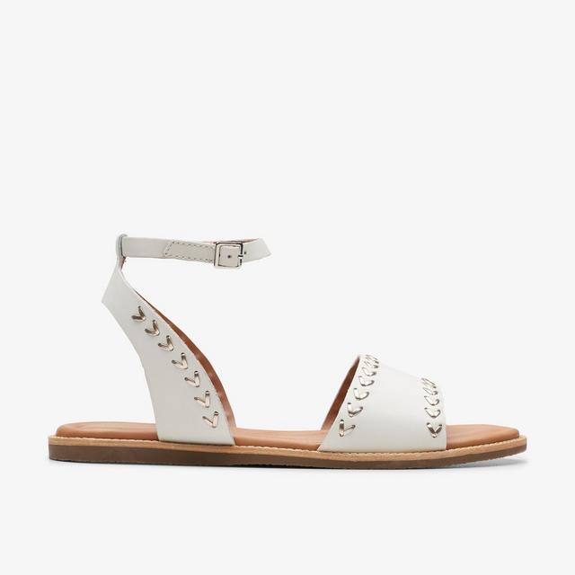 Clarks MUJERES Maritime May Cuero blanco roto Maritime May