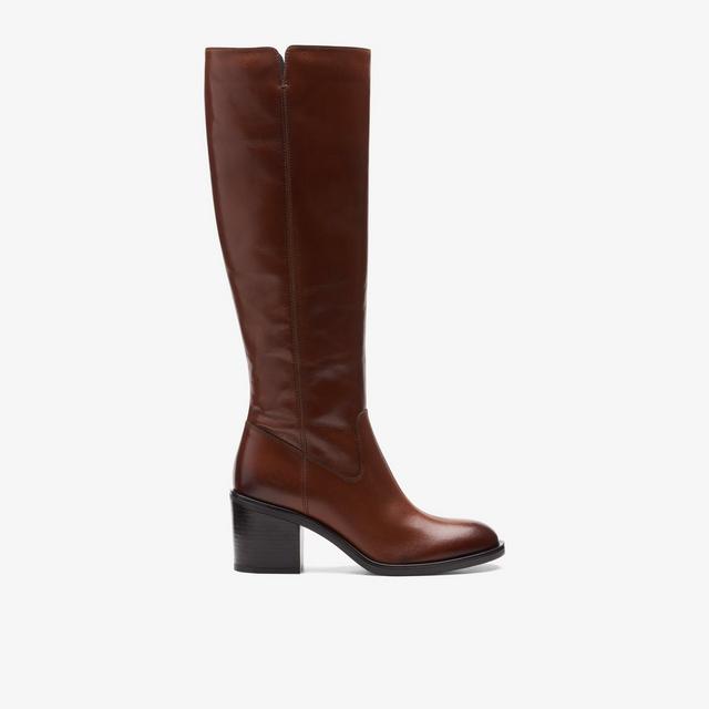 Clarks Cuero Valvestino Hi Dark Tan Botas