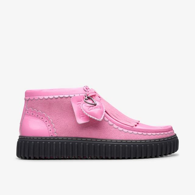 Clarks Botines de tobillo de combinación rosa para hombre