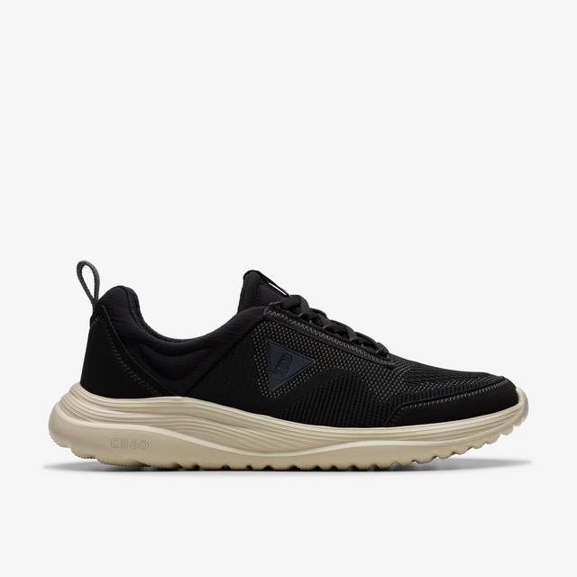 Clarks Zapatos de combinación negra para hombre LT 360 Lo