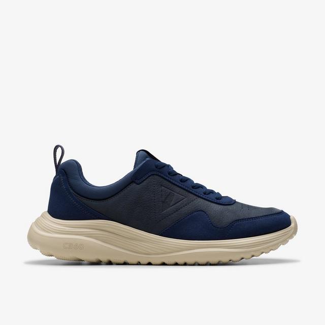 Clarks Zapatos de nobuk azul marino para hombre LT 360 Lace
