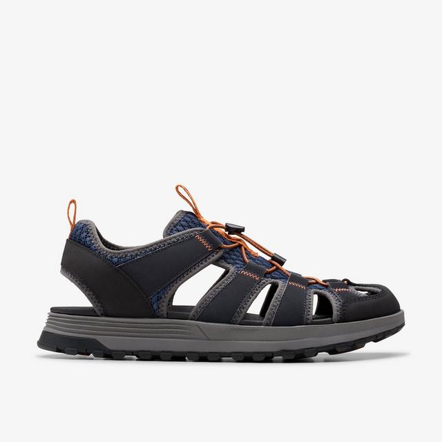 Clarks Sandalias planas de hombre ATL Trek Wave de color azul marino