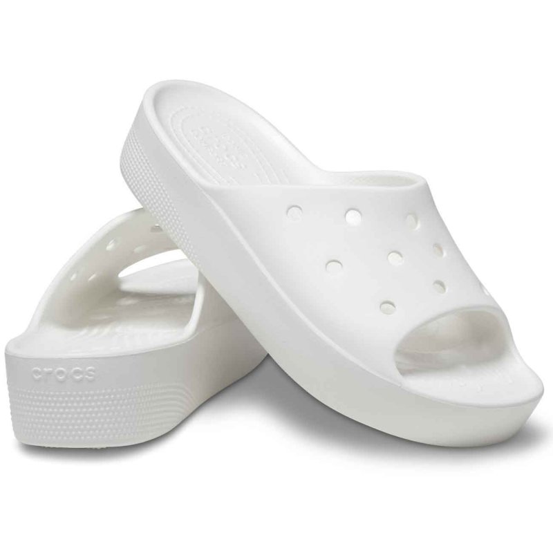 Crocs Sandalias slide de mujer Classic Platform W Tienda de fábrica