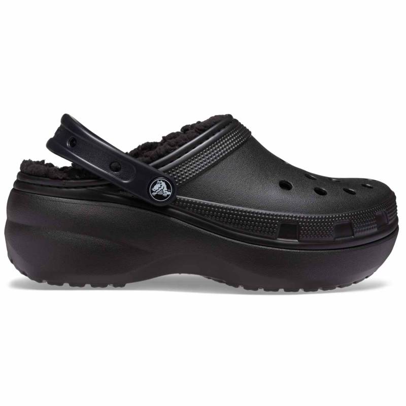 Crocs Zuecos de mujer Classic Platform Lined W Devoluciones gratuitas