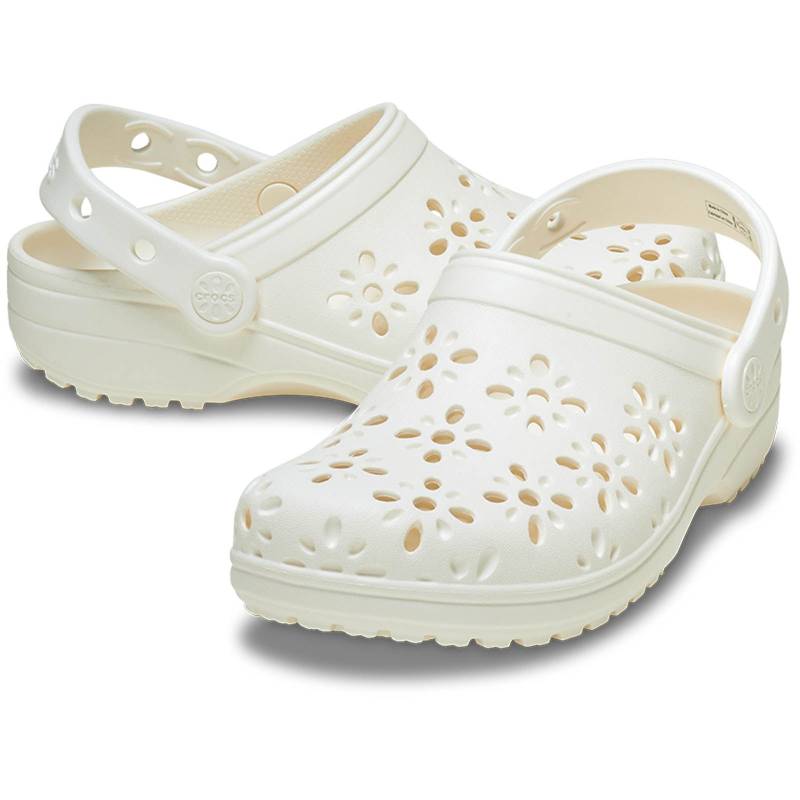 Crocs Zuecos unisex Classic floral cut out U Rebajas de fábrica