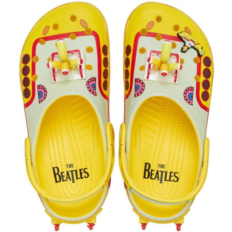 Crocs Zuecos Beatles Yellow Submarine Classic Clog U Últimos 2 días