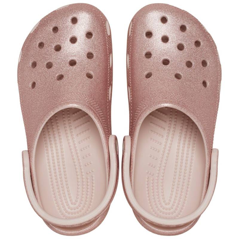 Crocs Zuecos unisex Classic Glitter U Liquidación