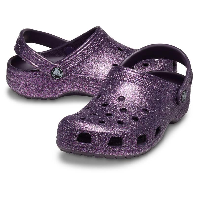 Crocs Zueco de niños Classic Space Glitter K Oferta exclusiva