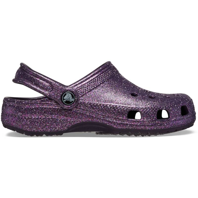 Crocs Zueco de niños Classic Space Glitter T