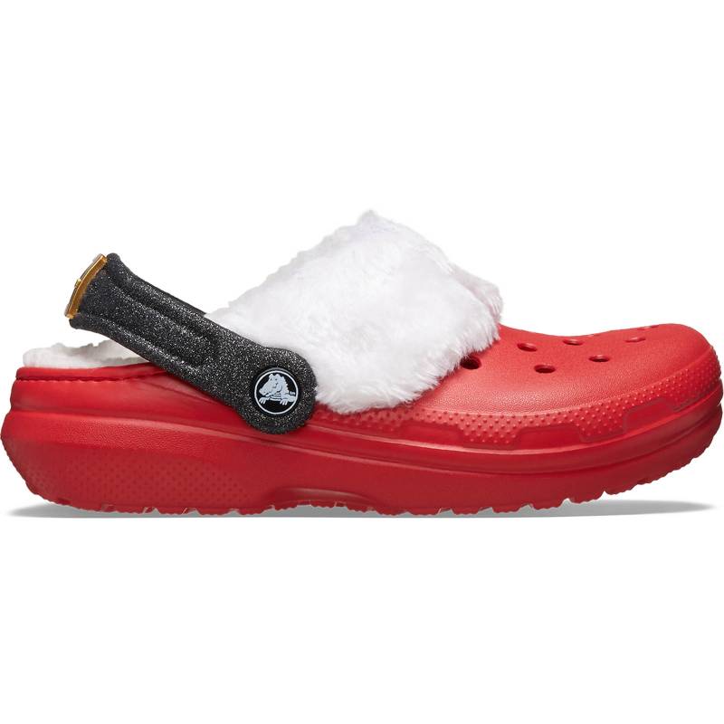 Crocs Zuecos de niños Classic Lined Santa Clog K 2025