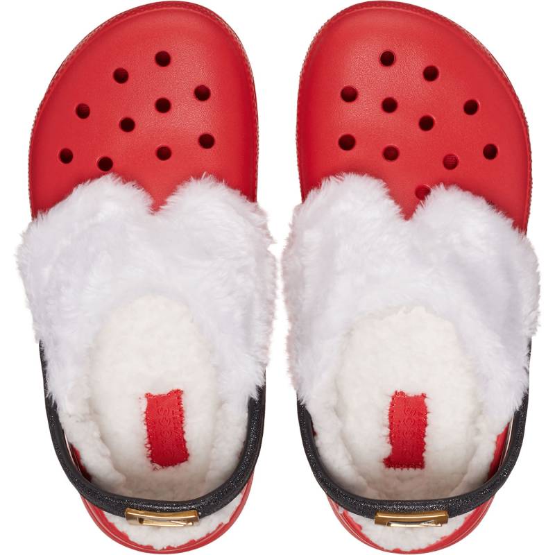 Crocs Zuecos de niños Classic Lined Santa Clog K 2025