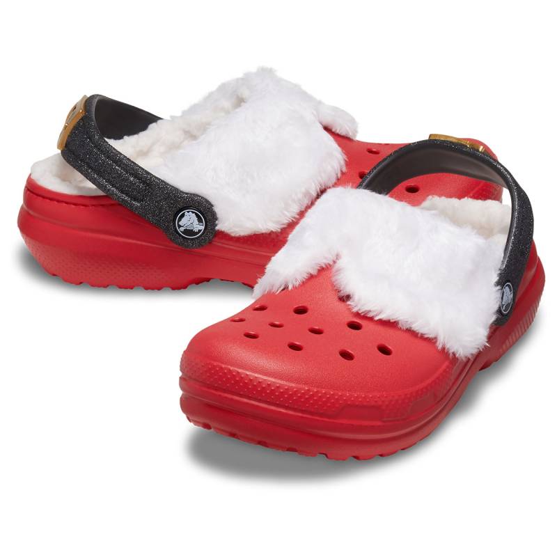Crocs Zuecos de niños Classic Lined Santa Clog T En línea