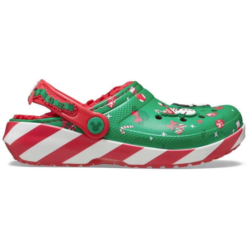 Crocs Zuecos de niños Classic Lined Mickey Xmas K Rebajas