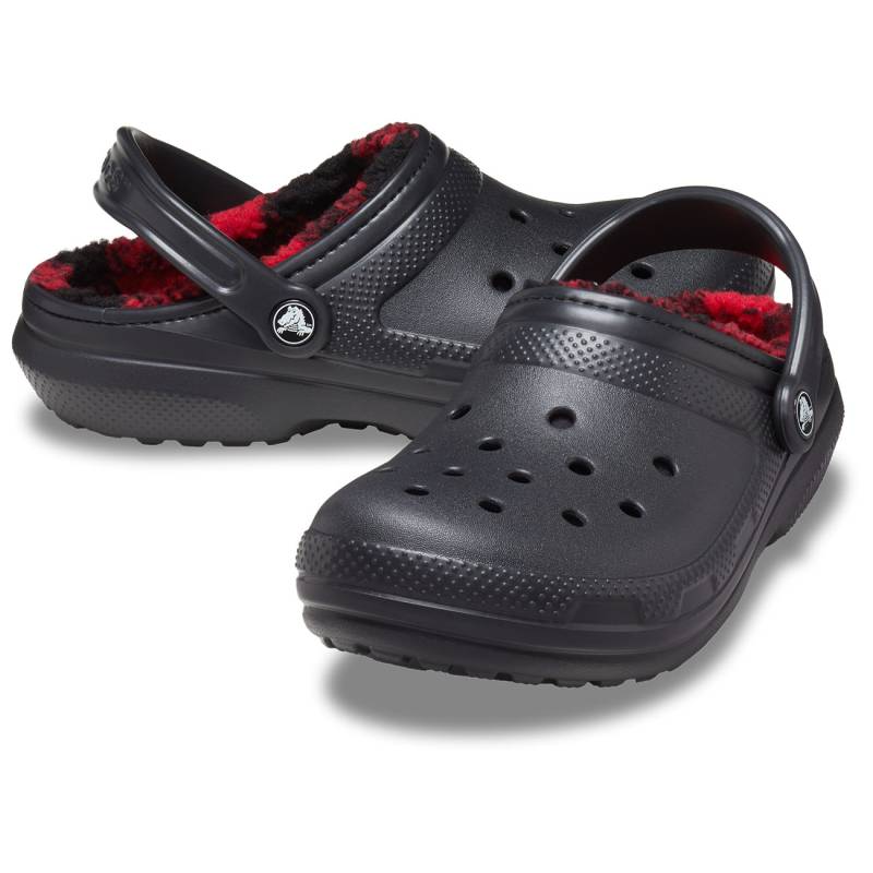 Crocs Zuecos unisex Classic Lined Buff Check U Ventas relámpago