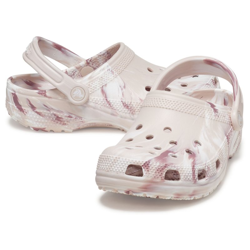 Crocs Zuecos unisex Classic Marbled U Descuento