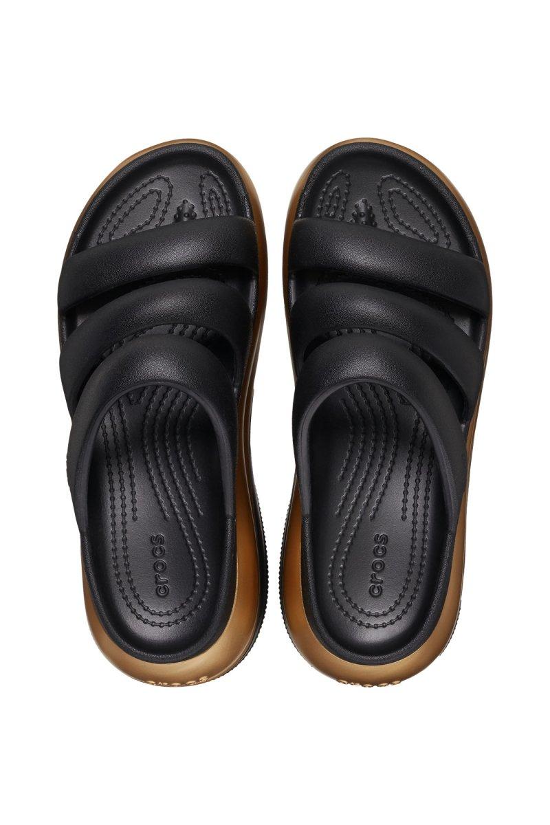 Crocs Sandalias slide unisex Mega Crush Metallic Triple Strap U Oferta especial