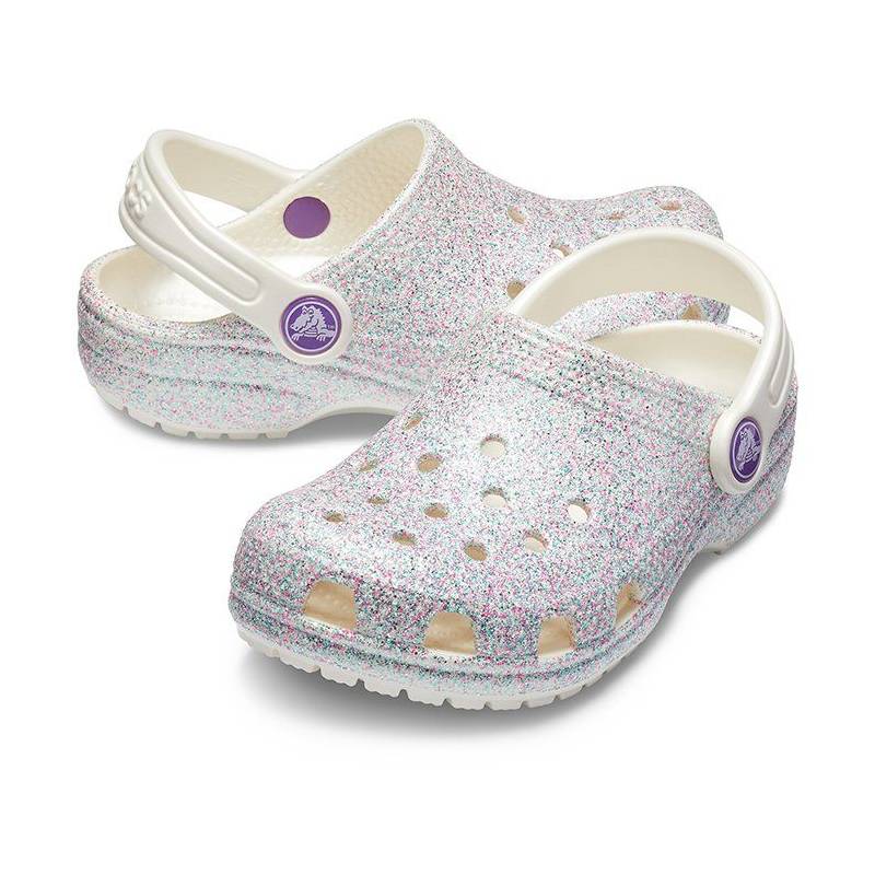 Crocs Zuecos de niños Classic Glitter T Envío internacional gratuito