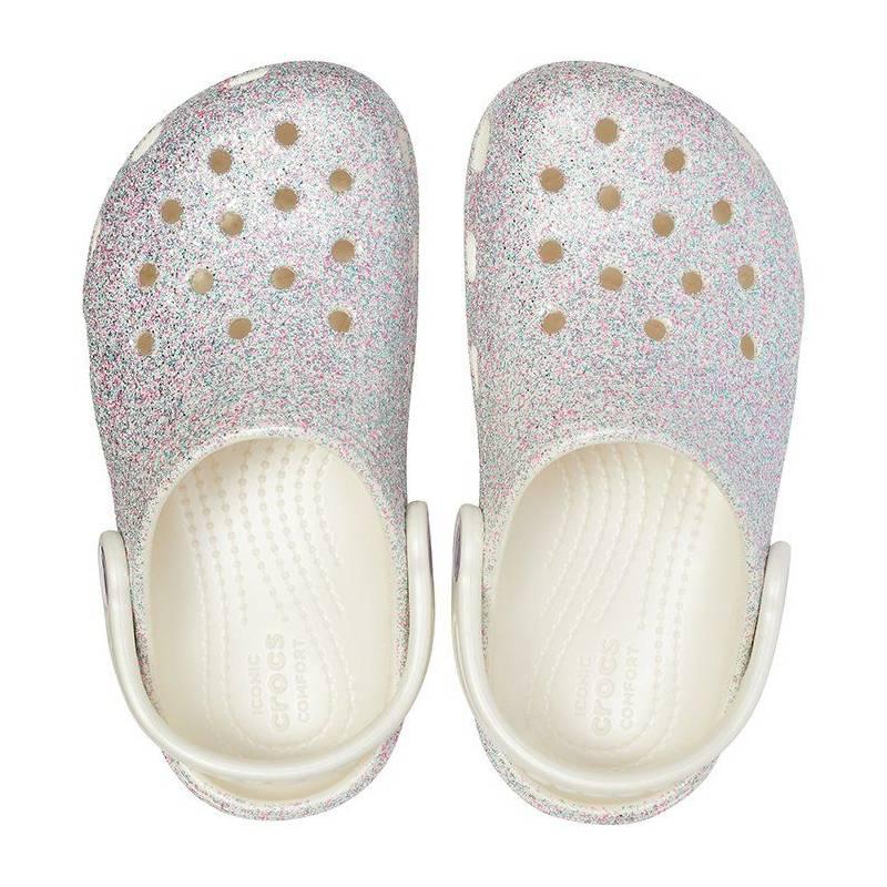 Crocs Zuecos de niños Classic Glitter T Envío internacional gratuito
