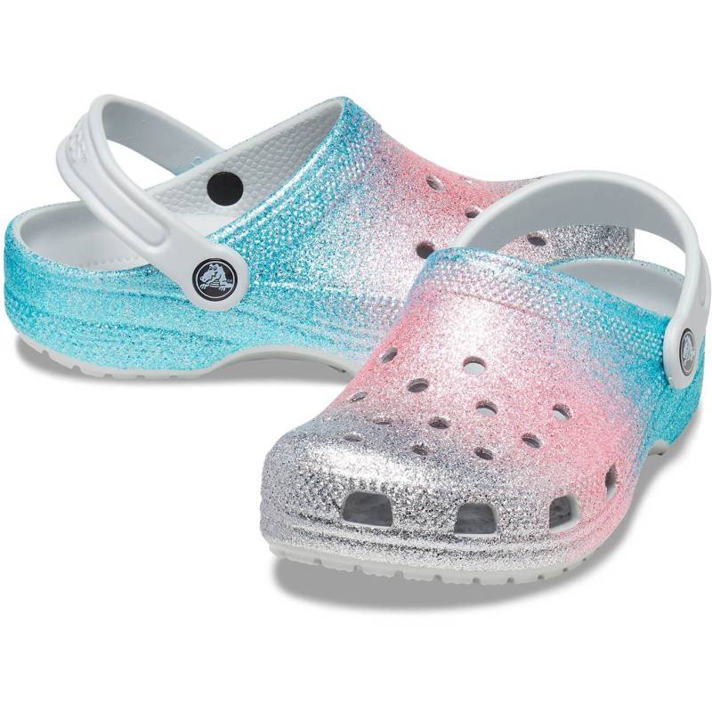 Crocs Zuecos de niños Classic Glitter K Tienda de fábrica