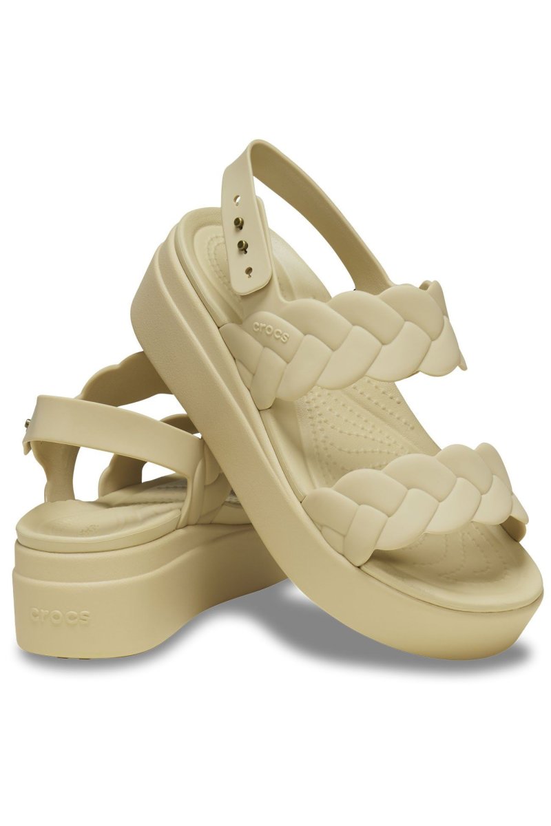 Crocs Sandalias de mujer Brooklyn trenzada W Grandes ahorros