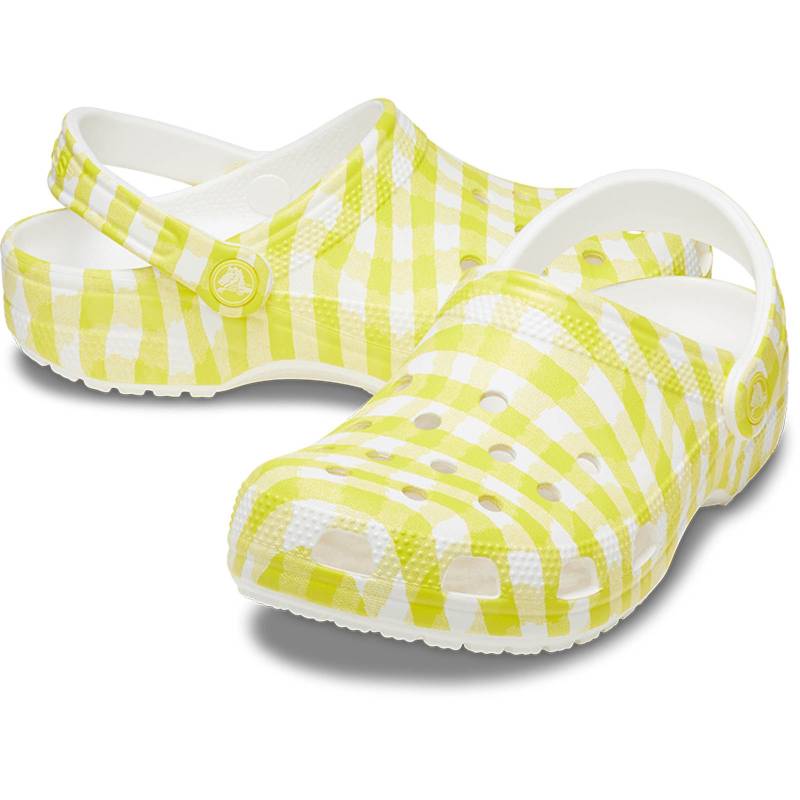 Crocs Zuecos unisex Classic Gingham U Outlet online