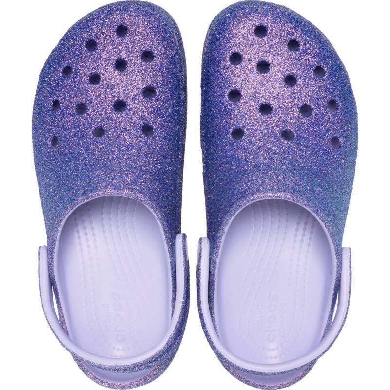 Crocs Zuecos de mujer con plataforma iridiscente Glitter W Venta caliente