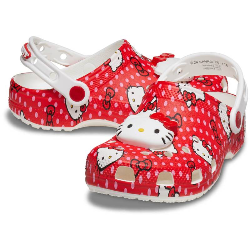 Crocs Zuecos de niños Hello Kitty Red Classic T Descuento