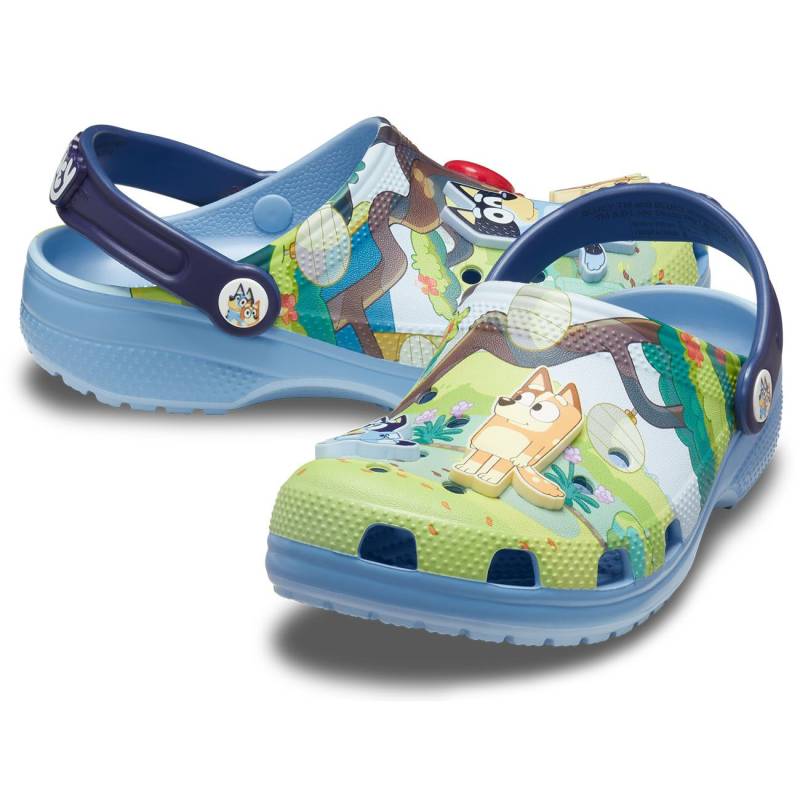 Crocs Zuecos de niños Classic Bluey K Oferta especial de fábrica