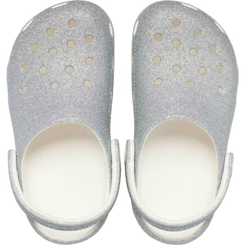 Crocs Zuecos de niños Classic Iridescent Glitter T Envío internacional gratuito