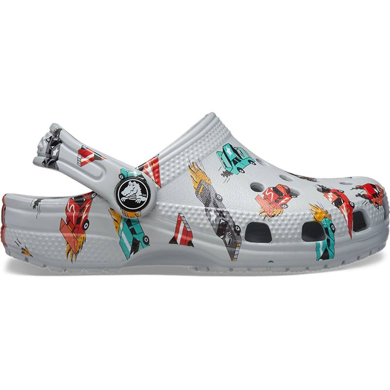 Crocs Zuecos de niños Classic Race Cars Graphic T Ahorra y exporta