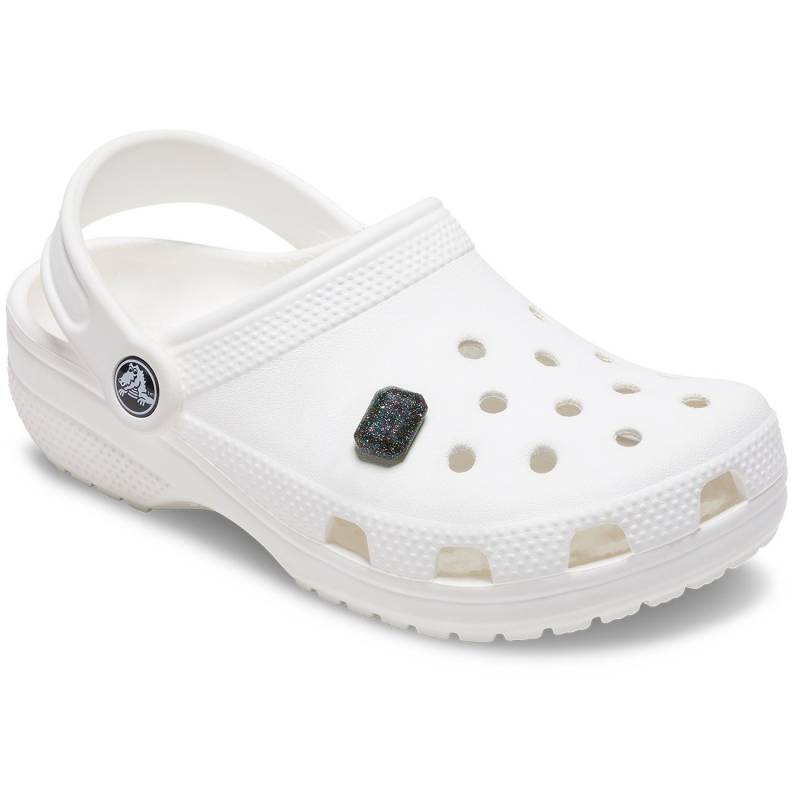 Crocs Gema de purpurina arco iris negra Envío internacional gratuito